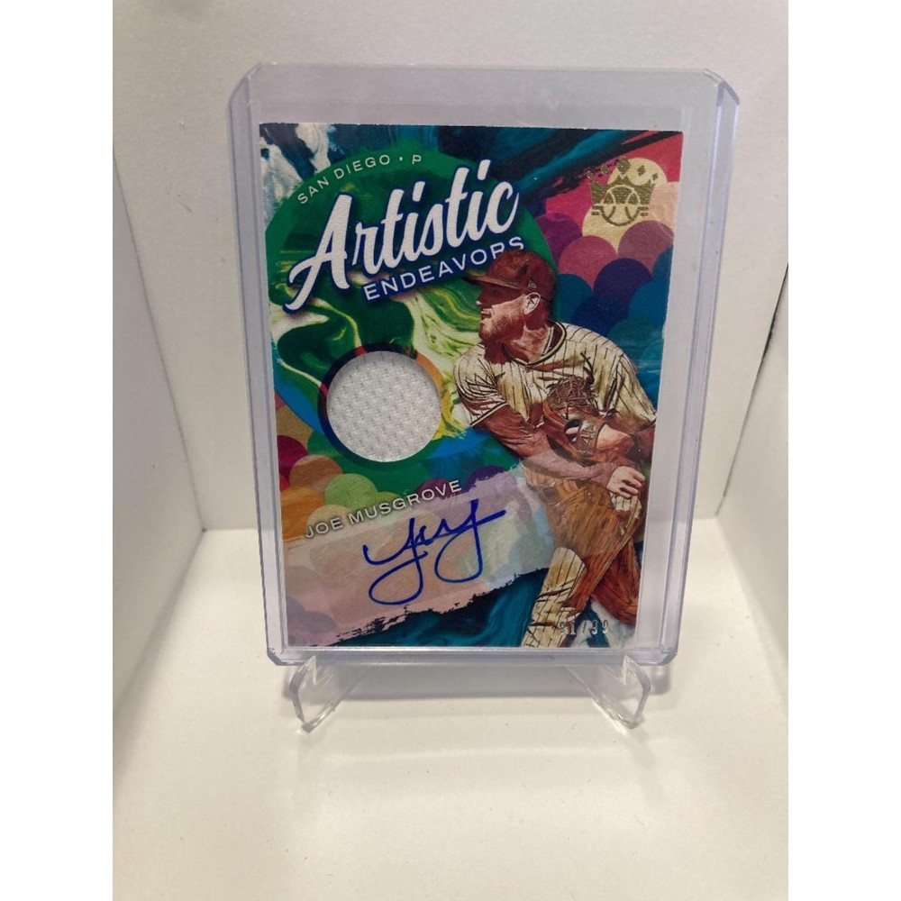 2022 Diamond kings Artistic Endeavors Joe Musgrove Auto Relics /99